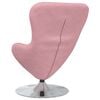 vidaXL Fauteuil &oelig;uf Rose Velours