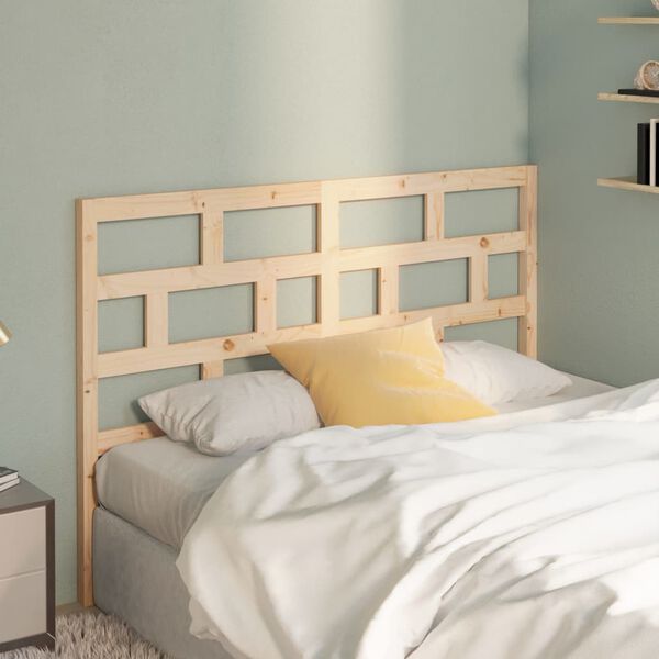 vidaXL T&ecirc;te de lit 146x4x100 cm Bois massif de pin