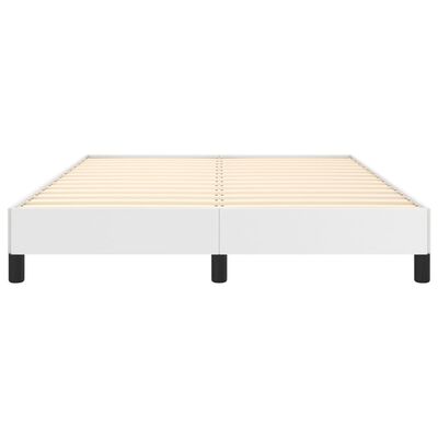 vidaXL Cadre de lit sans matelas blanc 140x200 cm similicuir