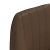 vidaXL Tabourets de bar lot de 2 marron fonc&eacute; similicuir