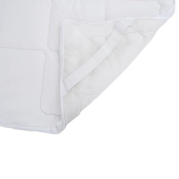 vidaXL Prot&egrave;ge-matelas blanc 80x200 cm