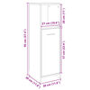 vidaXL Armoire de salle de bain Chêne sonoma 30x30x95 cm Aggloméré