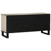 vidaXL Unites TV avec tiroir Blanc 105 x 33 x 46 cm Bois d'ing&eacute;nierie