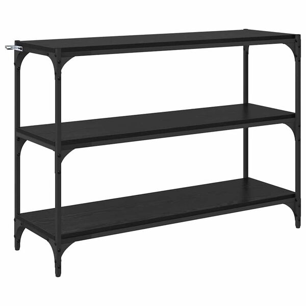vidaXL Biblioth&egrave;que Ch&ecirc;ne noir 100 x 33 x 70,5 cm
