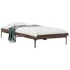 vidaXL Cadre de lit sans matelas ch&ecirc;ne marron 90x190 cm