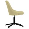 vidaXL Chaises pivotantes &agrave; manger lot de 4 vert tissu
