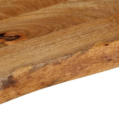 vidaXL Dessus de table à bord vivant 140x60x2,5cm bois massif manguier