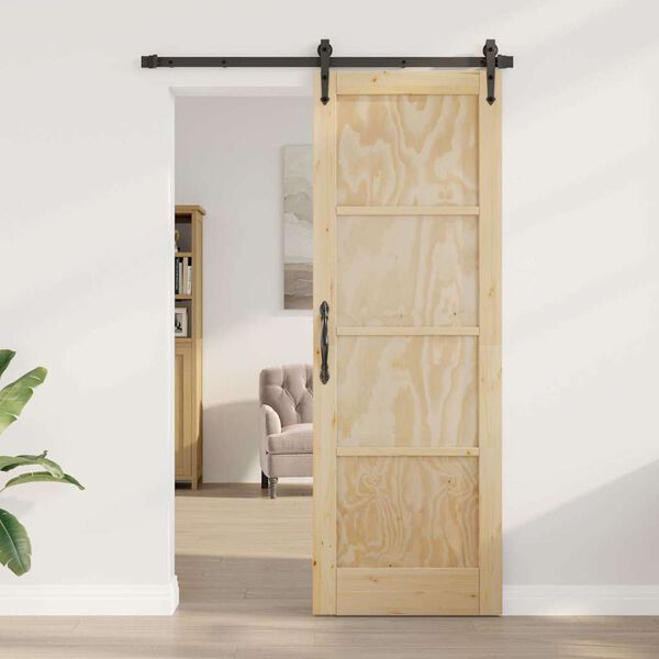 vidaXL Porte int&eacute;rieure ORKDAL Marron 73,5 x 211 cm Contreplaqu&eacute;