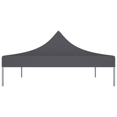 vidaXL Toit de tente de réception 4,5x3 m Anthracite 270 g/m²