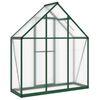 vidaXL Serre avec cadre de base vert 169x58x195 cm aluminium