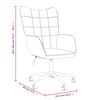 vidaXL Chaise de relaxation Rouge bordeaux Tissu
