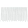 vidaXL Rideau en Dentelle avec des rideaux Blanc 80 x 300 cm Polyester