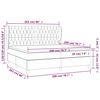 vidaXL Sommier &agrave; lattes de lit et matelas Vert fonc&eacute; 200x200cm Velours