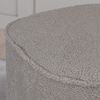 Venture Home Pouf Piff 44x44x41 cm Teddy Gris