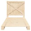vidaXL Cadre de lit sans matelas avec t&ecirc;te de lit 100x200 cm