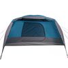 vidaXL Tente de camping avec porche 4 personnes bleu imperméable
