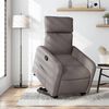 vidaXL Fauteuil inclinable taupe tissu
