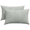 vidaXL Coussins de canap&eacute; 2 pcs Gris clair 60 x 40 cm