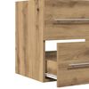 vidaXL Armoire lavabo de salle de bain chêne artisanal bois ingénierie