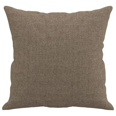 vidaXL Coussins décoratifs lot de 2 Taupe 40x40 cm Tissu