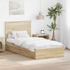 vidaXL Lit de Rangement Ch&ecirc;ne Sonoma 100 x 200 cm Bois d'ing&eacute;nierie
