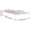 vidaXL Cadre de lit ottoman sans matelas cr&egrave;me 80x200 cm tissu