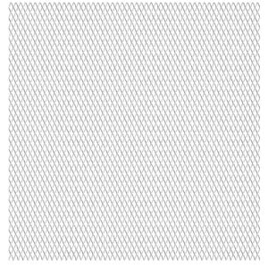 vidaXL Panneau de grillage de jardin Acier inox 100x85 cm 20x10x2 mm
