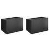 vidaXL Housses de balancelle 2 pcs 12 &oelig;illets 215x150x130/150 cm PE