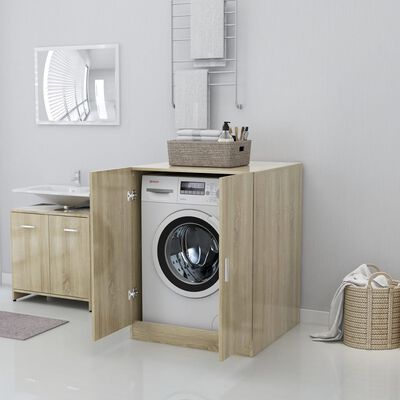 vidaXL Meuble pour machine à laver Chêne Sonoma
