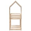 vidaXL Lit superpos&eacute; sans matelas 90x200 cm bois de pin massif
