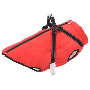 vidaXL Manteau pour chiens avec harnais imperm&eacute;able r&eacute;fl&eacute;chissant L44