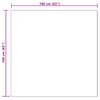 vidaXL Tapis en fausse Tafalla Beige 160 x 160 cm Polyester