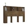 vidaXL Armoire de t&ecirc;te de lit Ch&ecirc;ne marron 160x19x103,5 cm