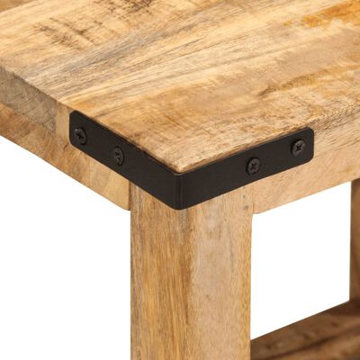 vidaXL Table d'appoint 40x30x40 cm bois massif de manguier brut