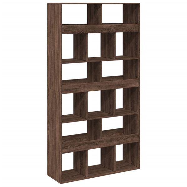 vidaXL Cloison de s&eacute;paration ch&ecirc;ne marron bois d'ing&eacute;nierie
