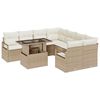 vidaXL Ensemble de canap&eacute; de jardin 9 pc 8-Nombre de places