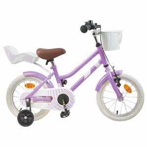 vidaXL V&eacute;lo pour Enfants 14 Pouces pour les 3-5 ans Pourpre