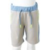 Short pour enfants &agrave; cordon de serrage bleu 128