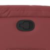 vidaXL Fauteuil inclinable Rouge bordeaux Similicuir