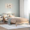 vidaXL Lit biblioth&egrave;que sans matelas 90x190 cm bois de pin massif