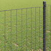 vidaXL Cl&ocirc;ture Euro Gris 1,2 x 10 m Fer rev&ecirc;tu de PVC