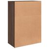 vidaXL Buffets 2 pcs ch&ecirc;ne marron 60x31x84 cm bois d'ing&eacute;nierie