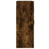 vidaXL Armoires murales 2 pcs ch&ecirc;ne fum&eacute; bois d'ing&eacute;nierie