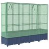 vidaXL Lit sur&eacute;lev&eacute; avec housse de serre aspect rotin 160 x 40 x 138 cm