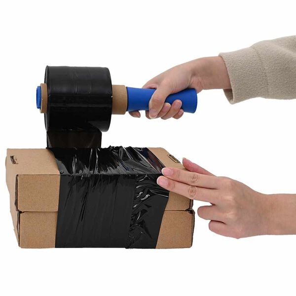 vidaXL Films &eacute;tirables 10 pcs noir 23 &mu;m 10 cm x 300 m
