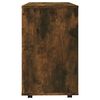 vidaXL Table d'appoint Ch&ecirc;ne fum&eacute; 70x35x55 cm Bois d'ing&eacute;nierie