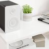 vidaXL Meuble TV Blanc 100 x 30 x 40 cm Bois d'ing&eacute;nierie