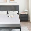 vidaXL Surmatelas en Coco Blanc 160 x 200 cm Tissu jacquard
