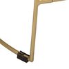 vidaXL Tabourets de bar lot de 2 49x43x79 cm bois de manguier massif