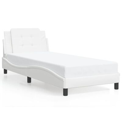 vidaXL Cadre de lit sans matelas blanc 80x200 cm similicuir